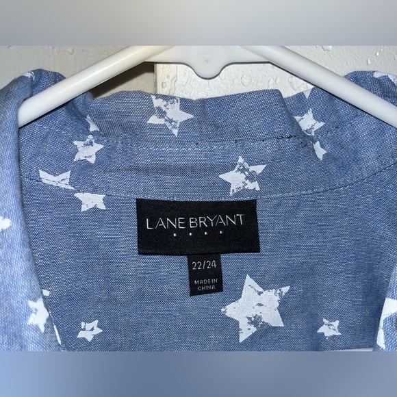 Blue Button Down Shirt with Stars - Picture 5 of 15